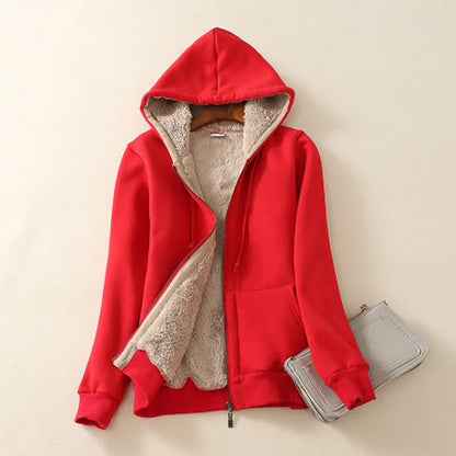 Womens Cashmere Winter Warm Coats Thick Parka Warm Hooded Coat Women Jacket Winter Parka Basic Jacket Fashion Women'S Clothing