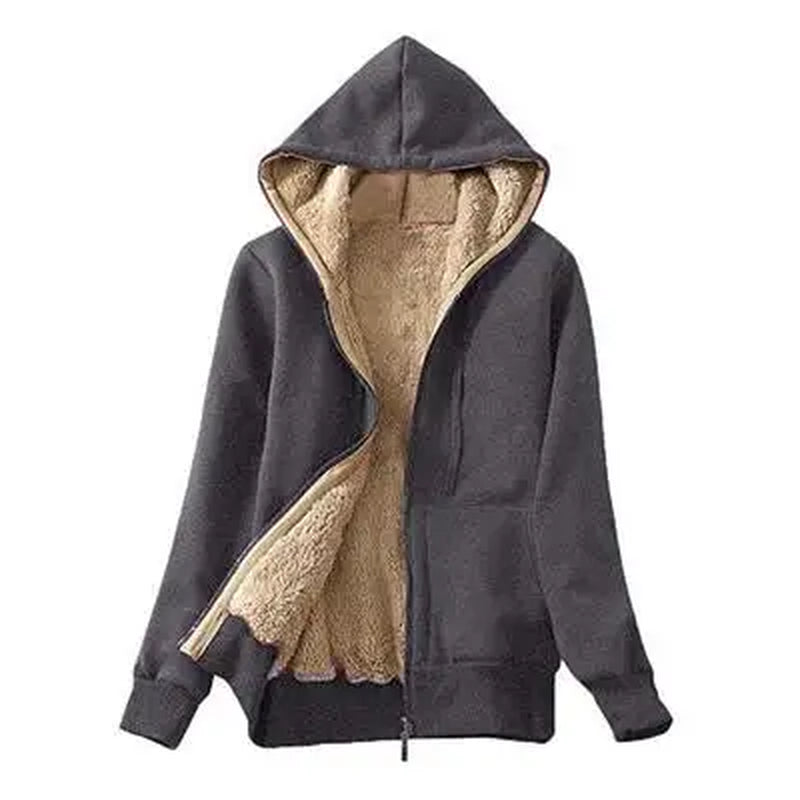 Womens Cashmere Winter Warm Coats Thick Parka Warm Hooded Coat Women Jacket Winter Parka Basic Jacket Fashion Women'S Clothing