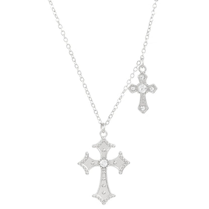 Cross Pendant Necklace Couple Jewelry Halloween Choker