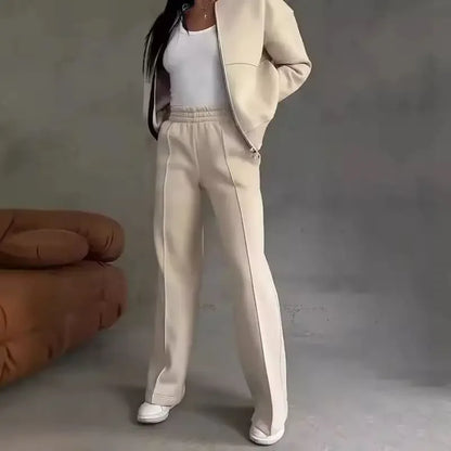 Omniarch Spring Women’s Loose Tracksuit – 2-Piece Set (Sweatshirt + Pants)