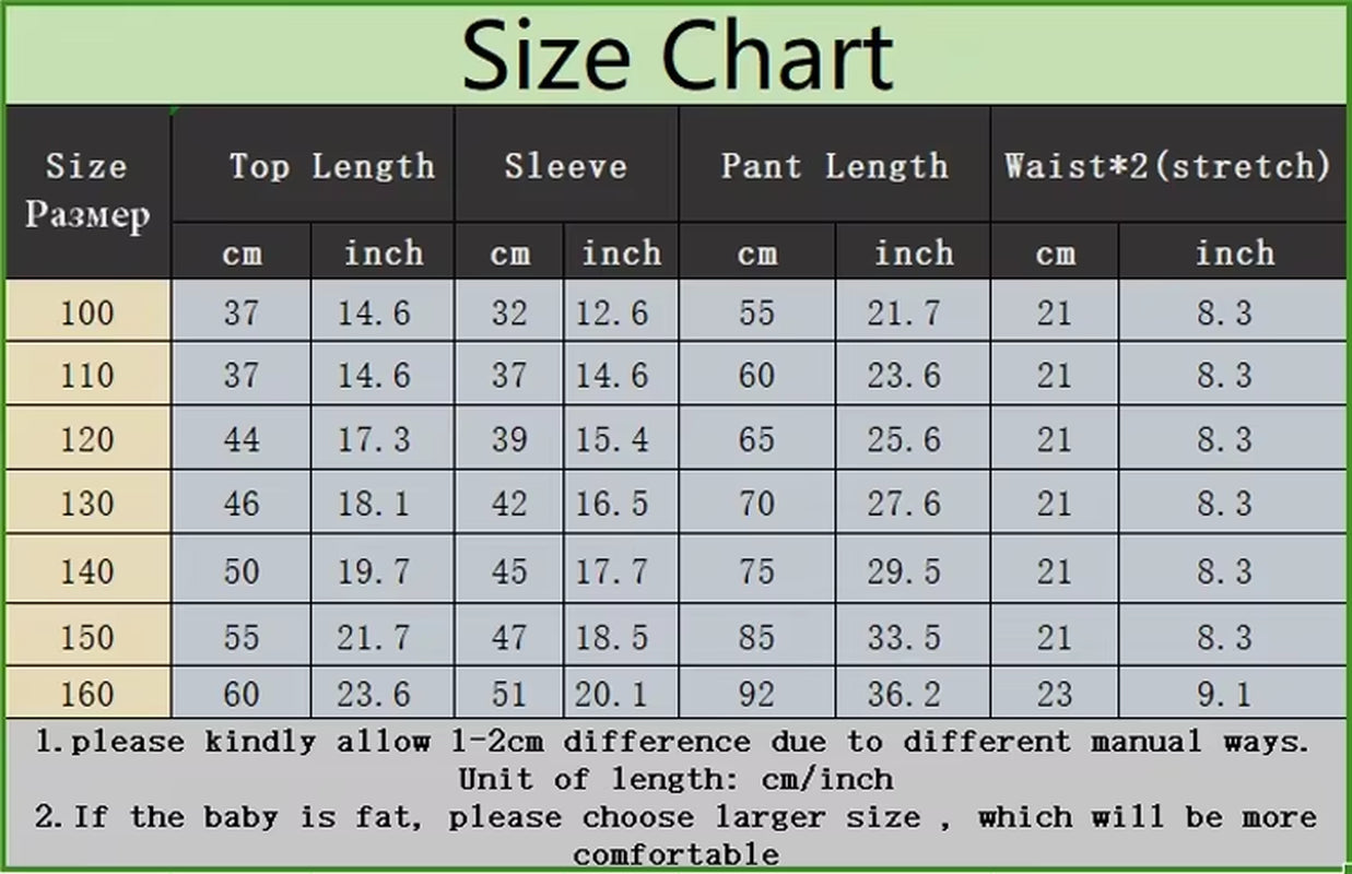 Spring New Daisy Printed Sweatshirt and Sweatpant 2Pcs Set for Children Clothing Sets Girls Pullover Two Piece Suit Tracksuit