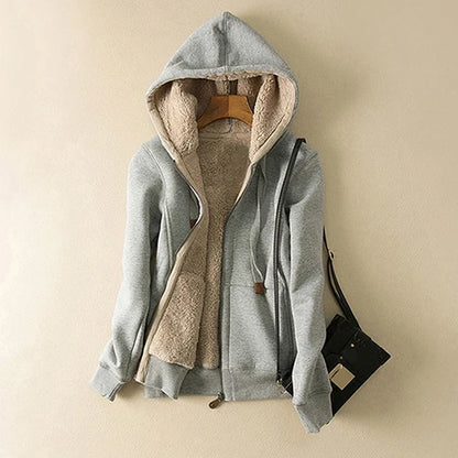 Womens Cashmere Winter Warm Coats Thick Parka Warm Hooded Coat Women Jacket Winter Parka Basic Jacket Fashion Women'S Clothing